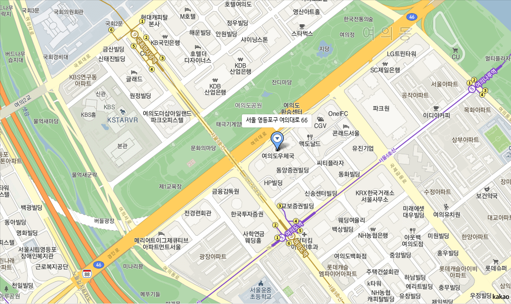 서울사무소 지도